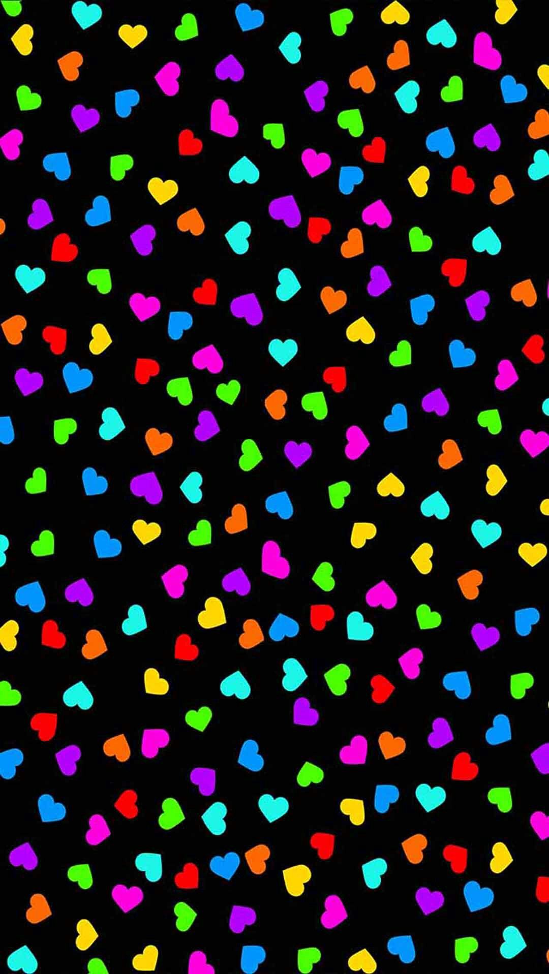 Colorful Hearts Wallpapers