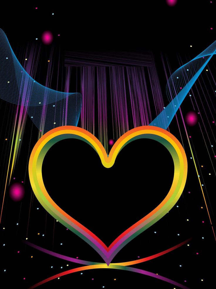 Colorful Hearts Wallpapers