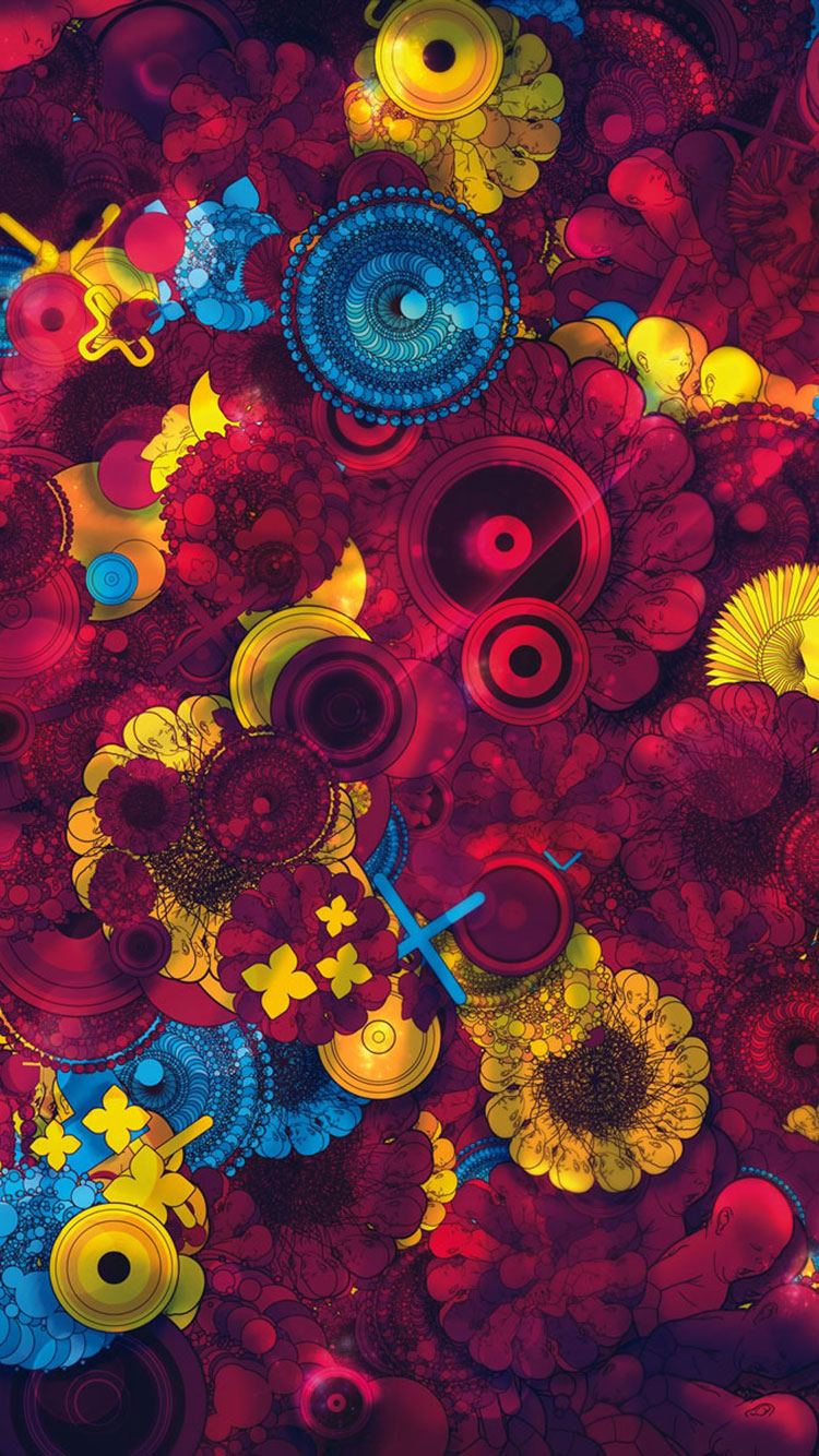 Colorful Iphone 5S Wallpapers