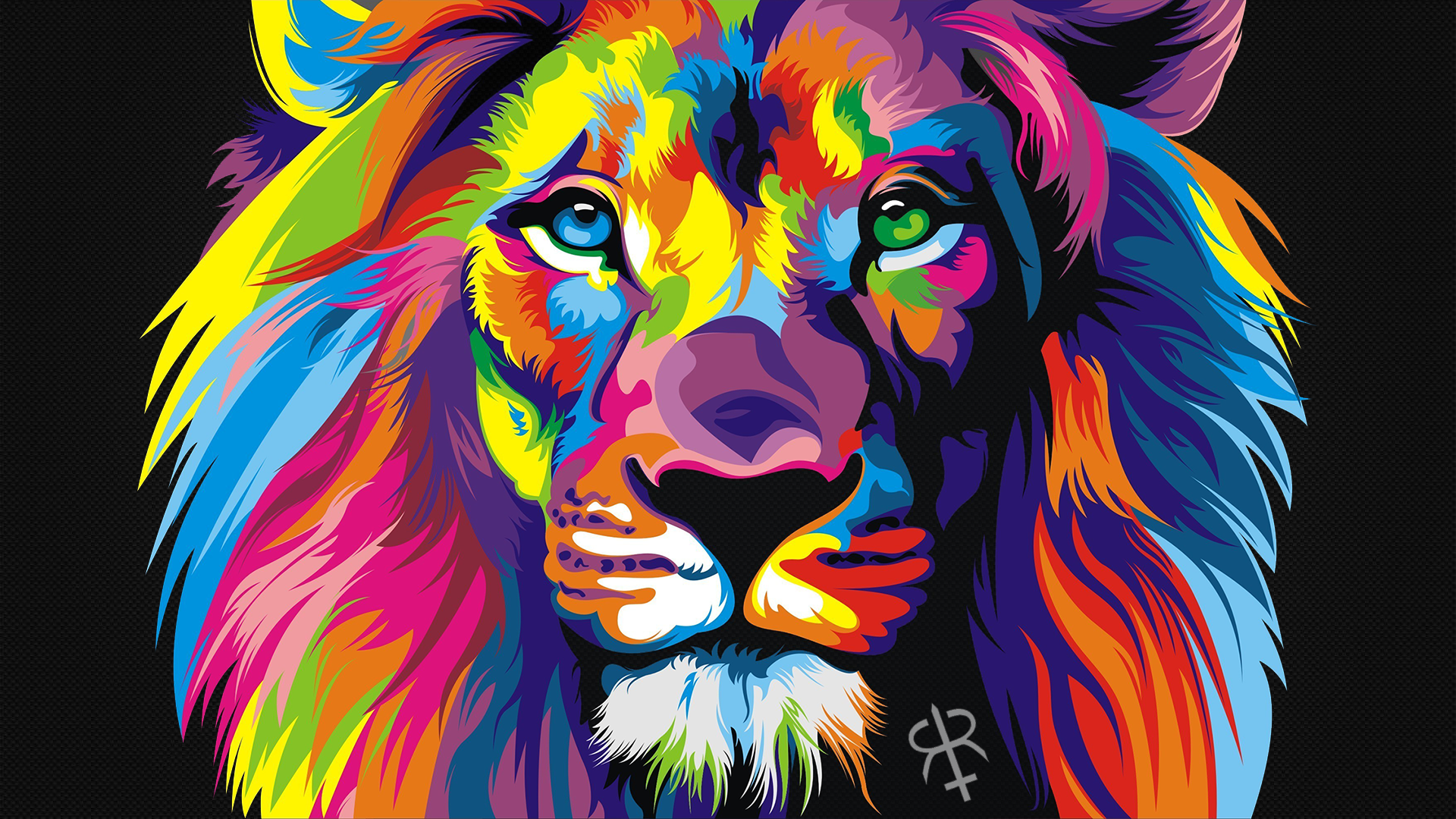 Colorful Lion Wallpapers