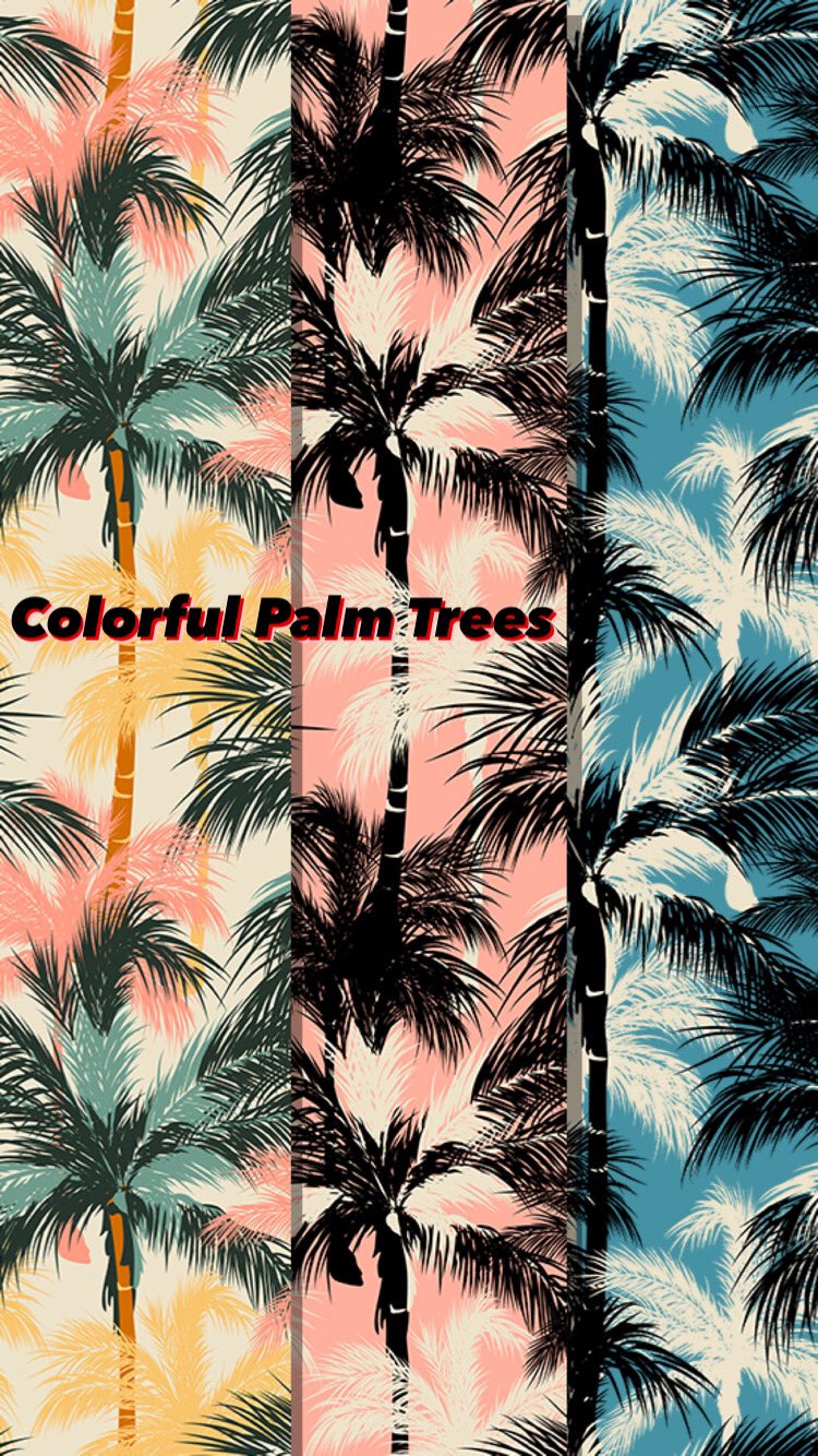 Colorful Palm Tree Wallpapers