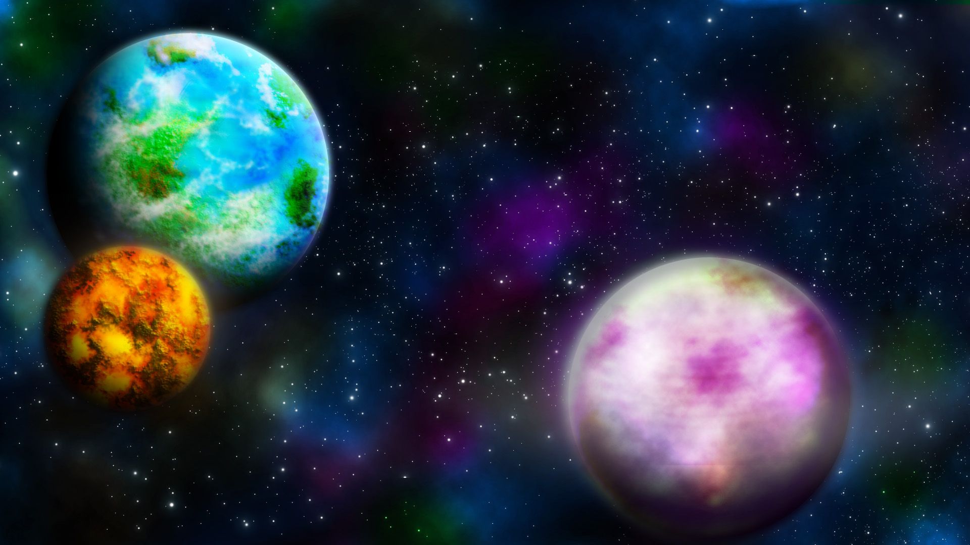 Colorful Planet Wallpapers