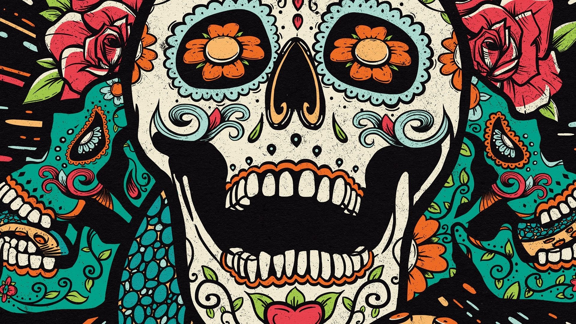 Colorful Skull Wallpapers