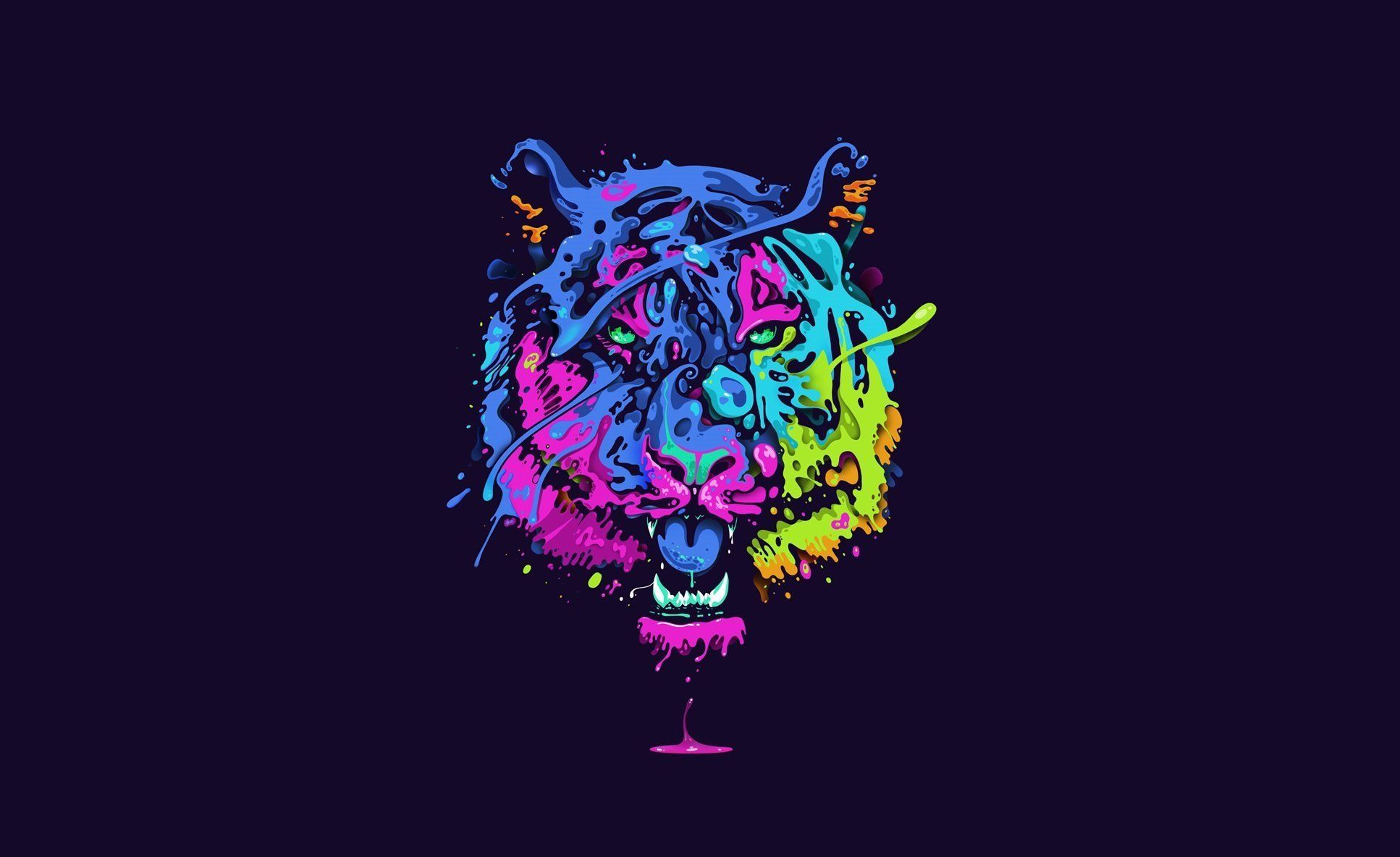 Colorful Tiger Wallpapers