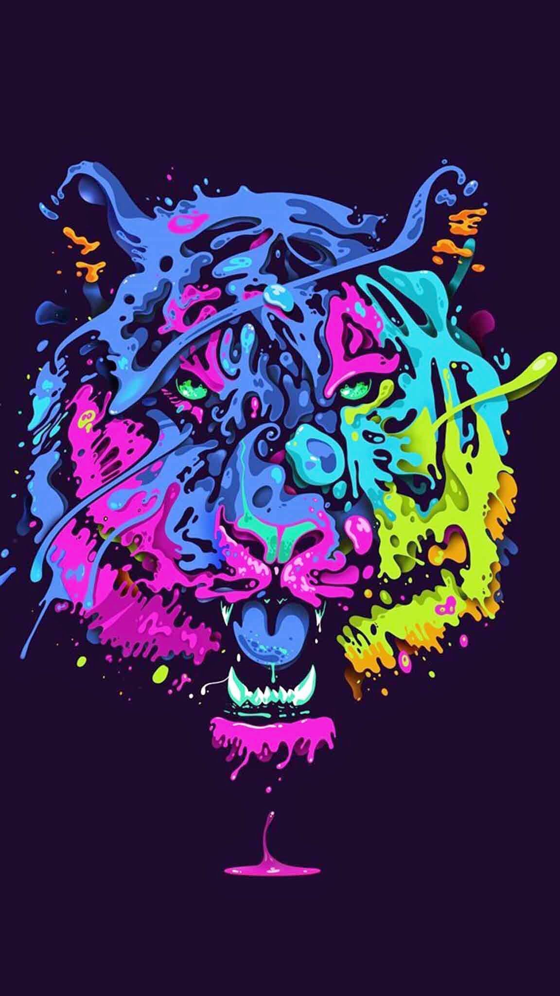 Colorful Tiger Wallpapers