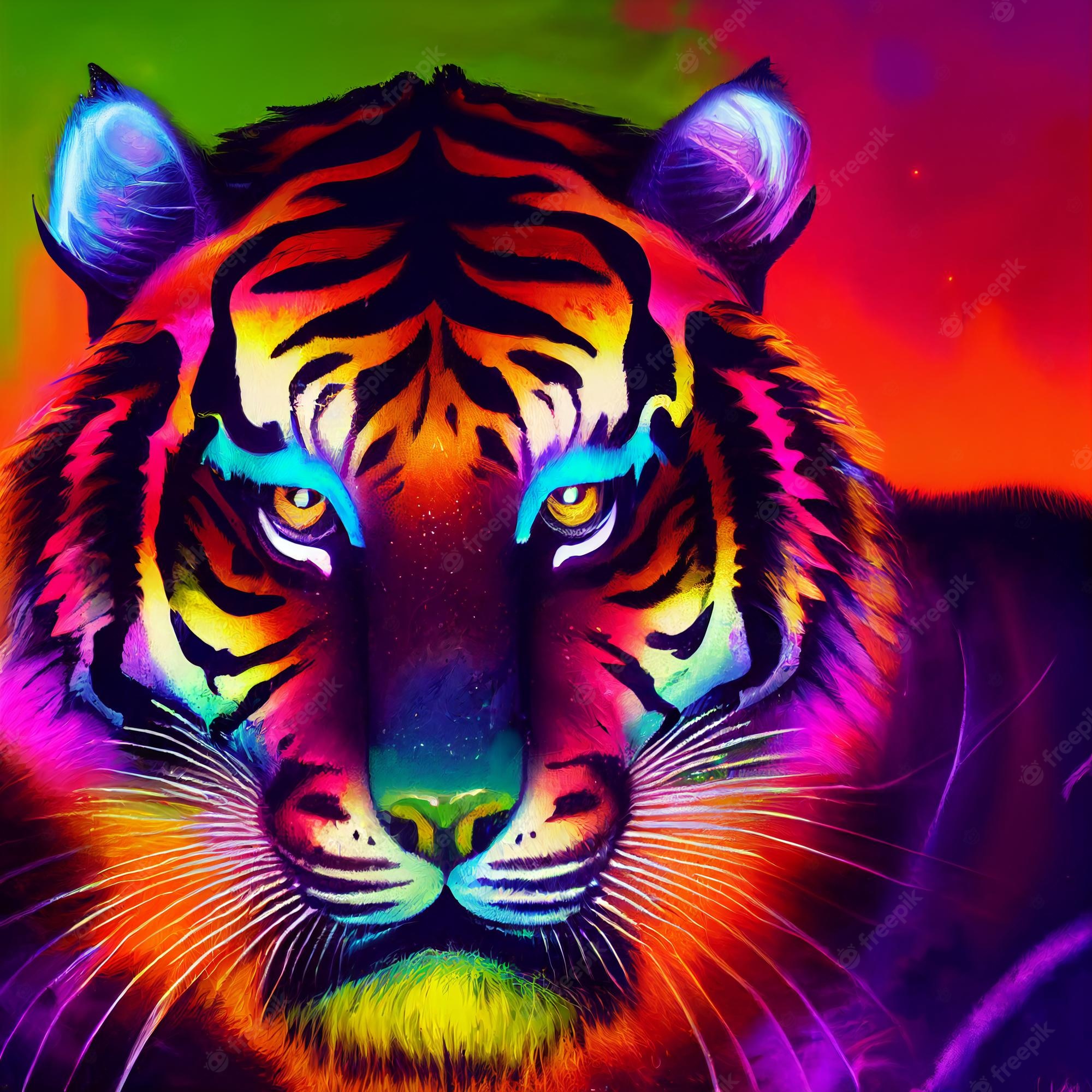 Colorful Tiger Wallpapers