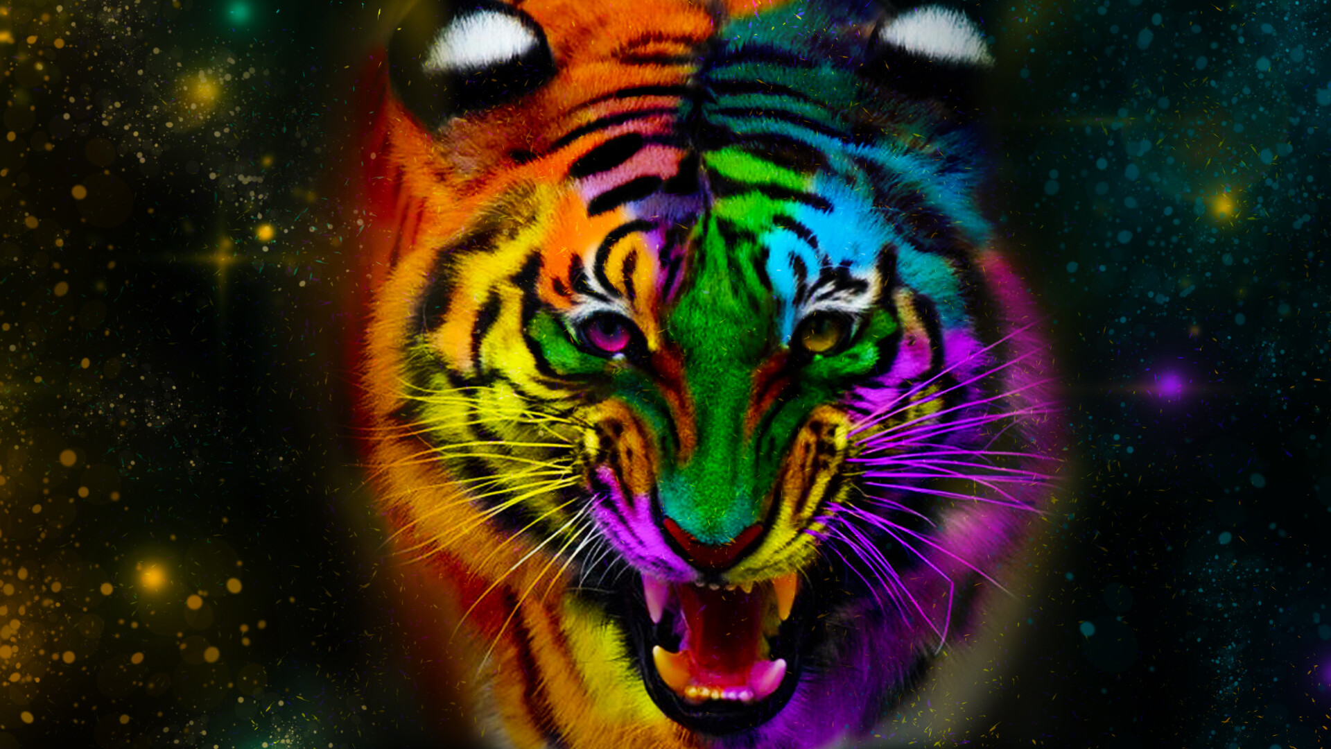 Colorful Tiger Wallpapers