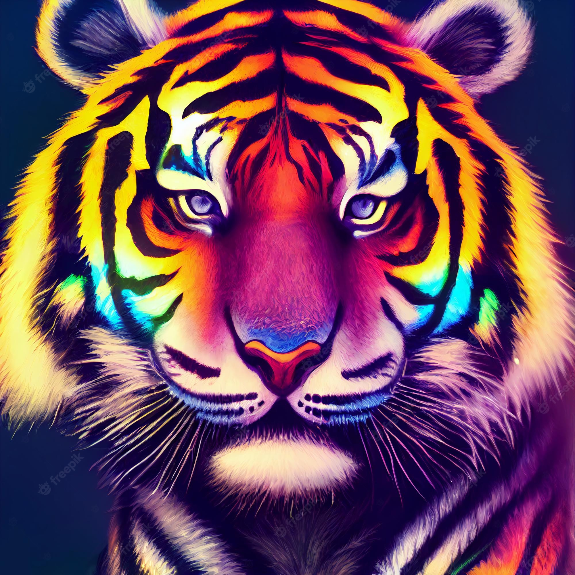 Colorful Tiger Wallpapers