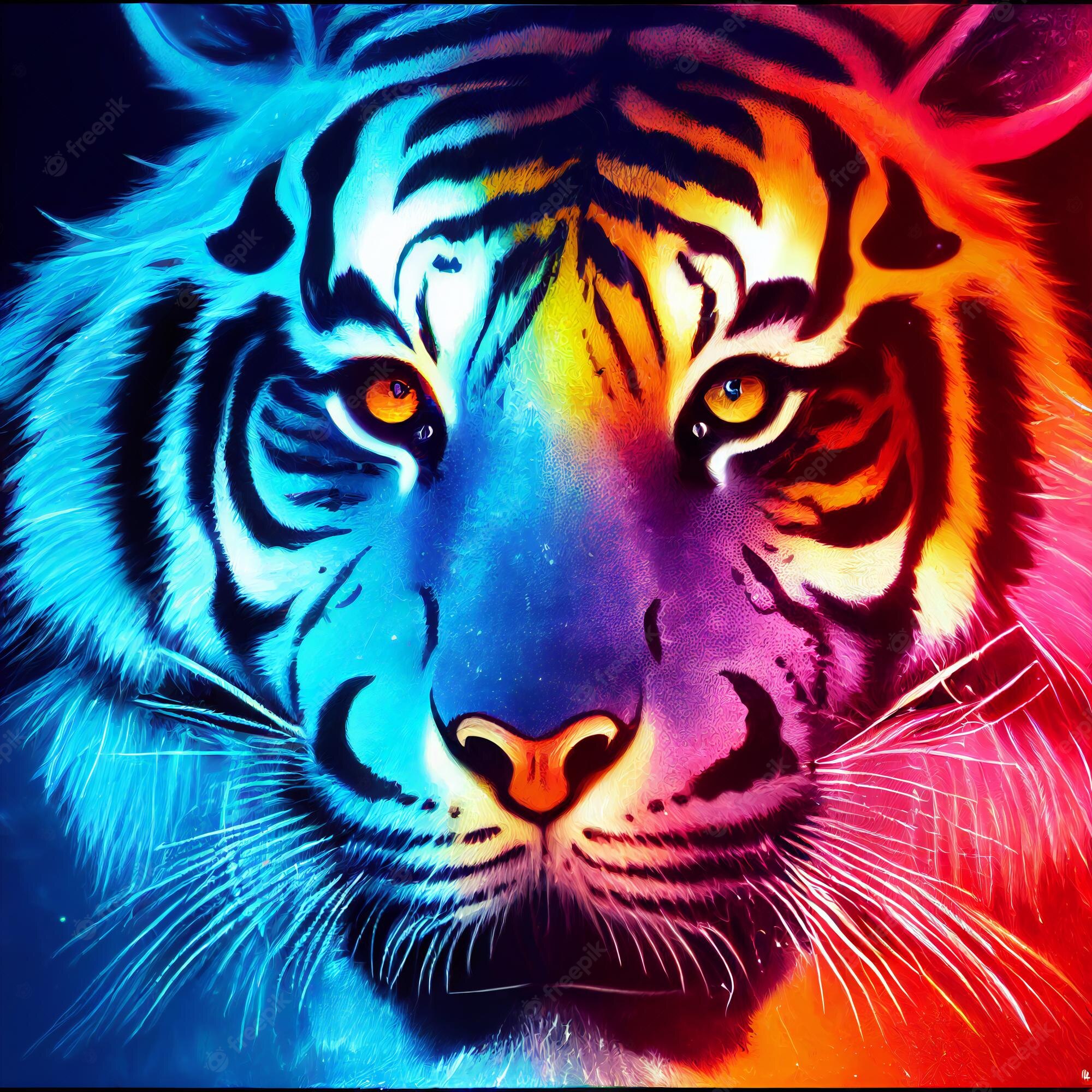 Colorful Tiger Wallpapers