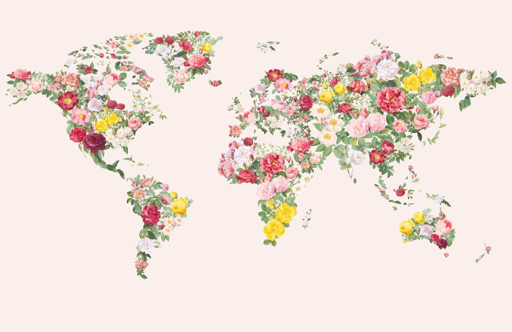 Colorful World Map Wallpapers