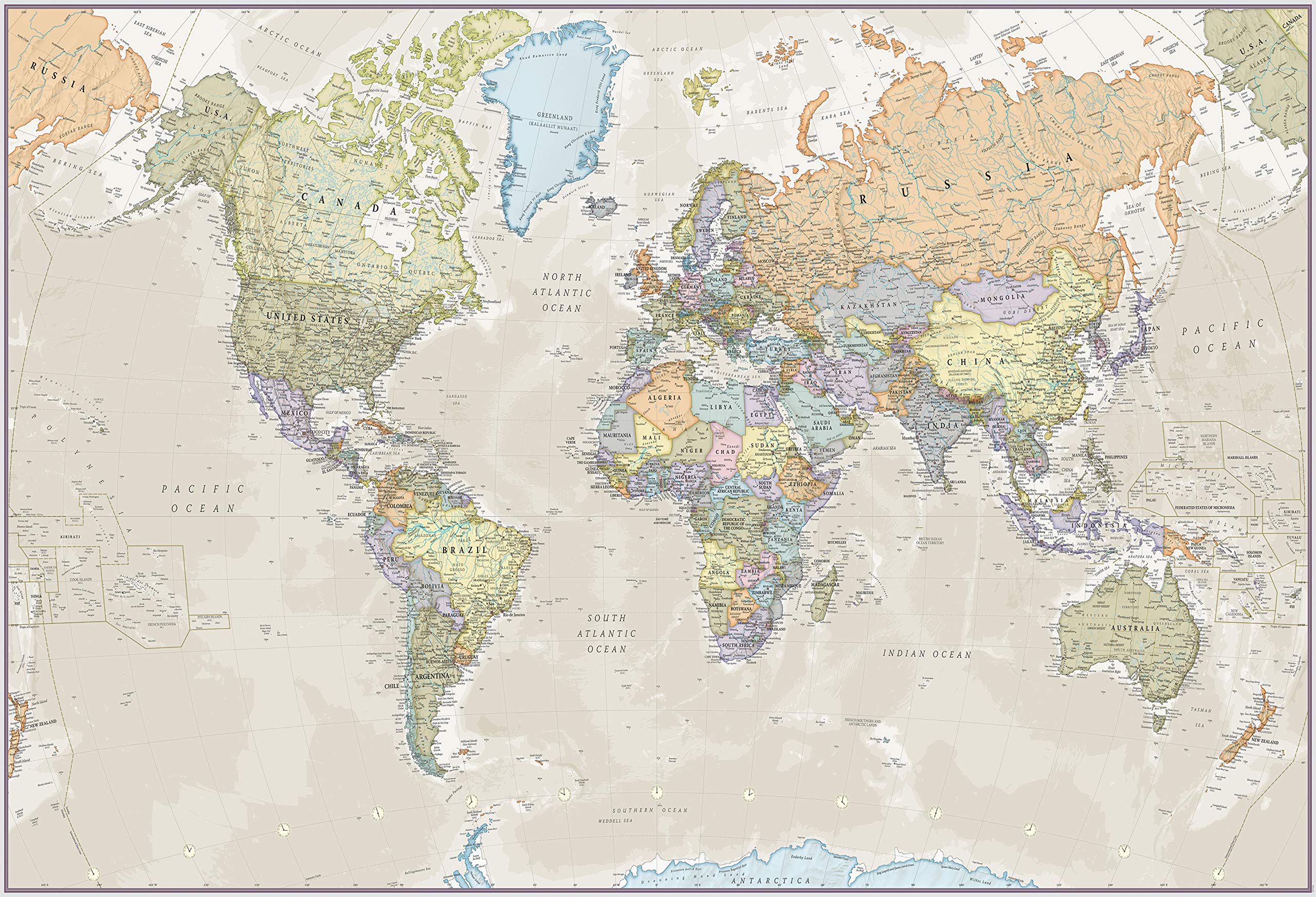 Colorful World Map Wallpapers