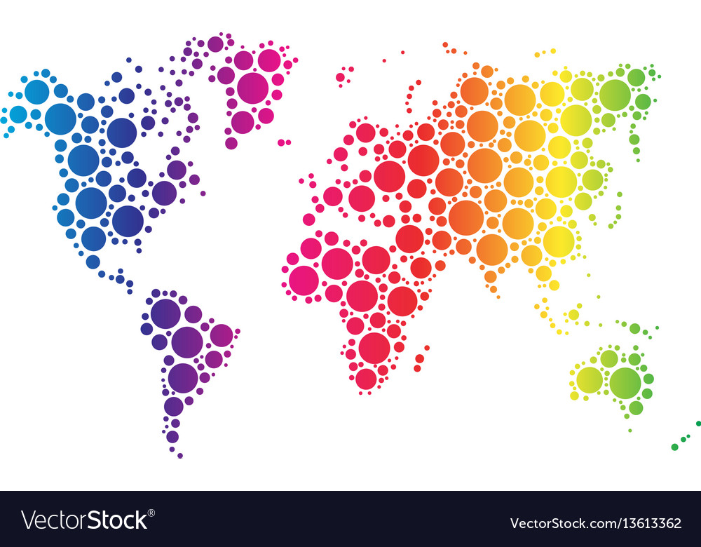 Colorful World Map Wallpapers