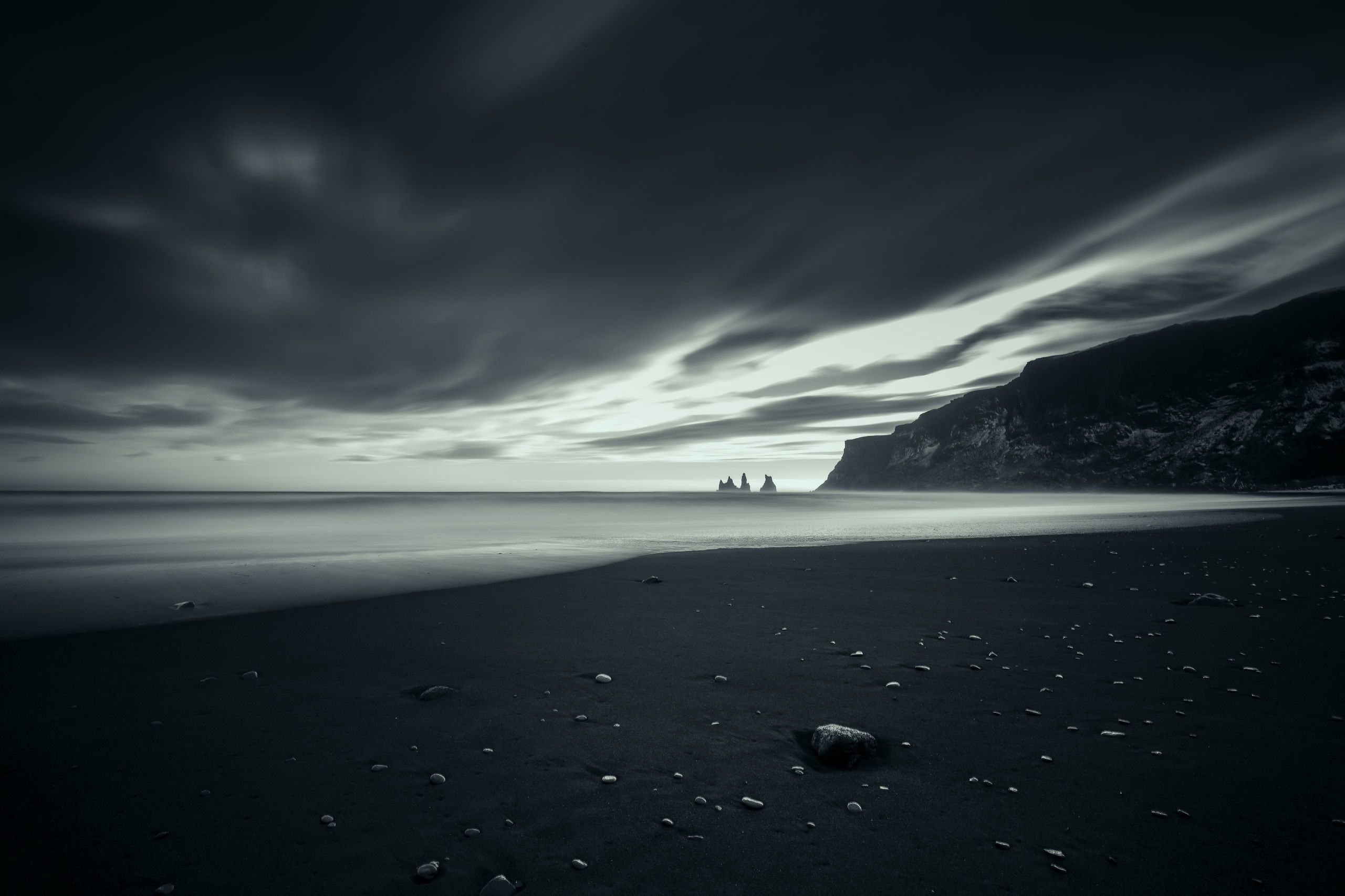 Dark Beach Wallpapers