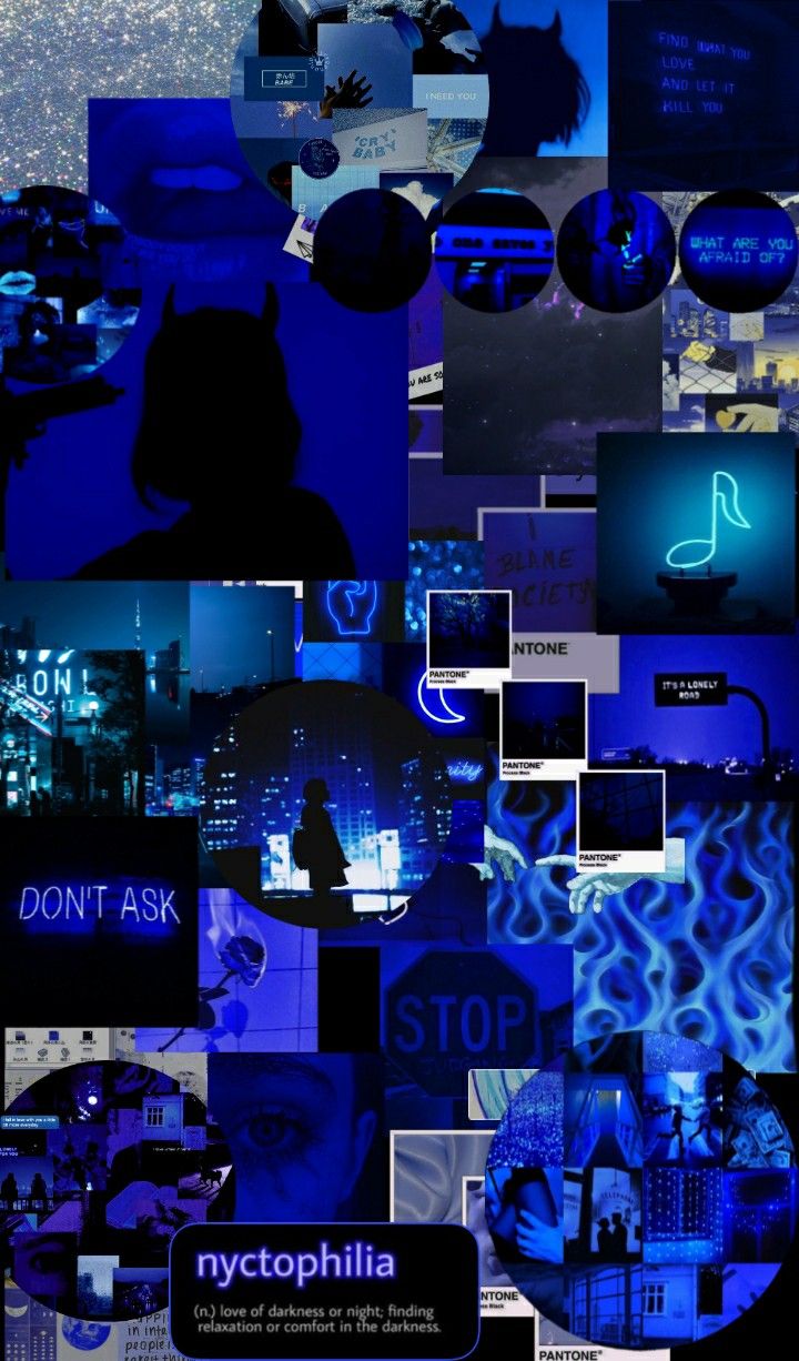 Dark Blue Aesthetic Tumblr Wallpapers