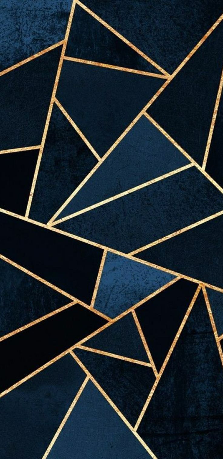 Dark Blue And Gold Wallpapers