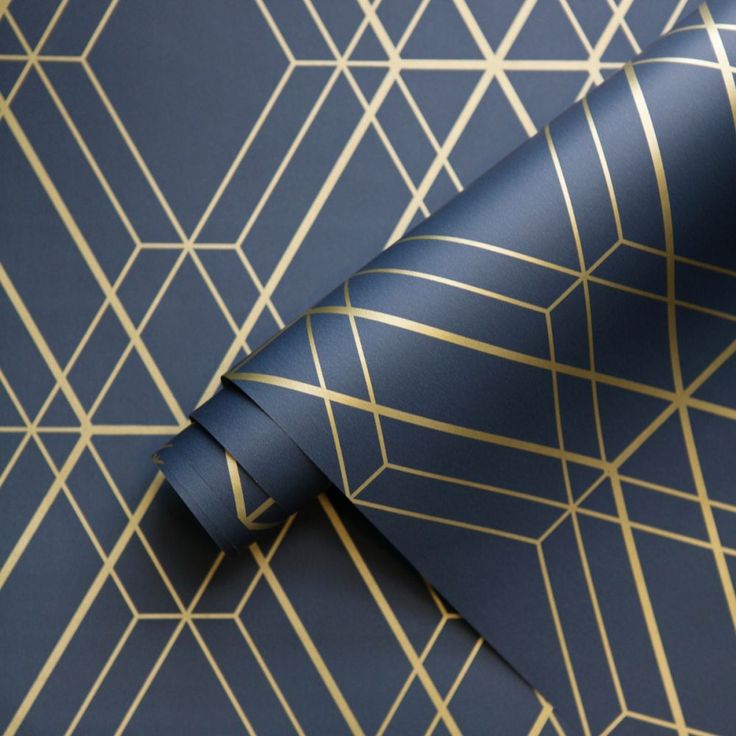 Dark Blue And Gold Wallpapers