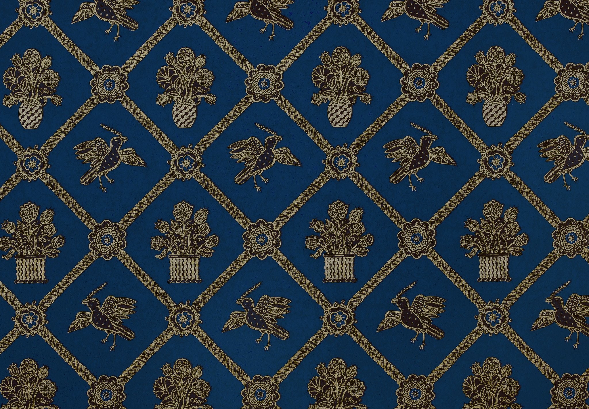 Dark Blue And Gold Wallpapers