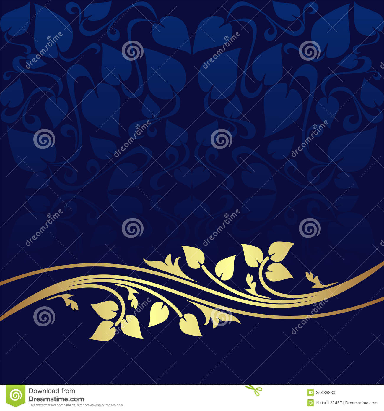 Dark Blue And Gold Wallpapers