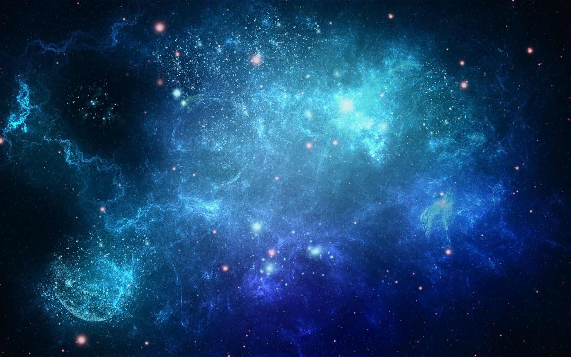 Dark Blue Galaxy Wallpapers