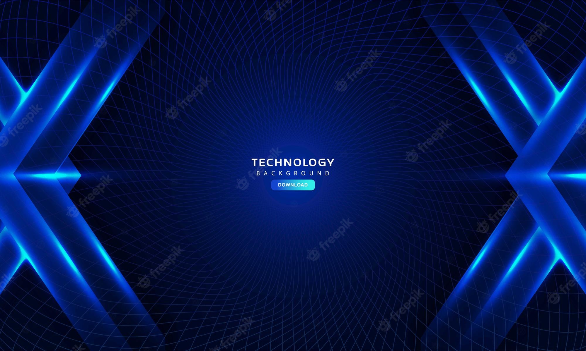 Dark Blue Technology Wallpapers