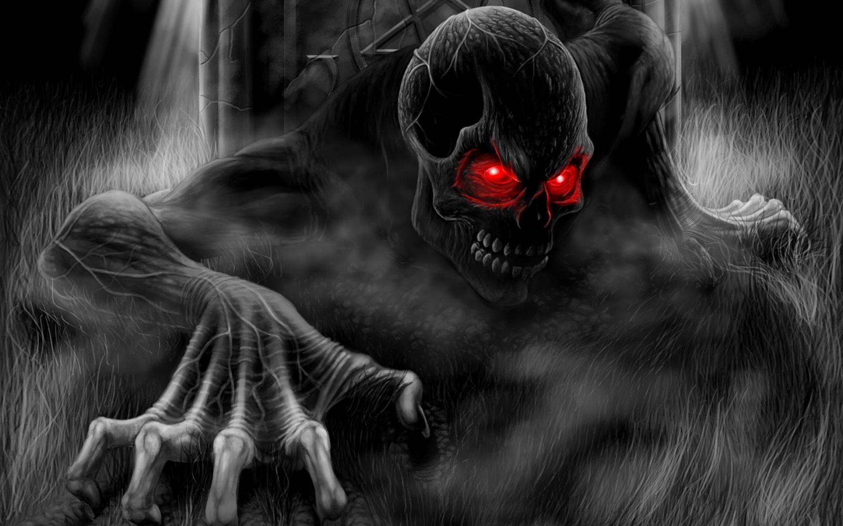 Dark Evil Skull Wallpapers