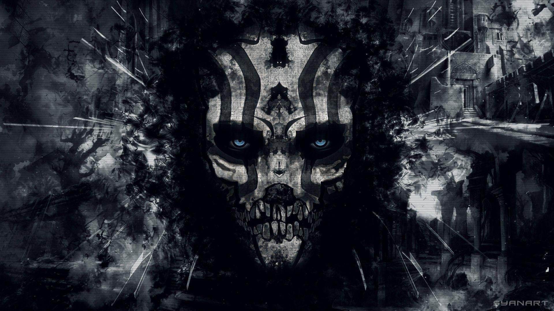 Dark Evil Skull Wallpapers