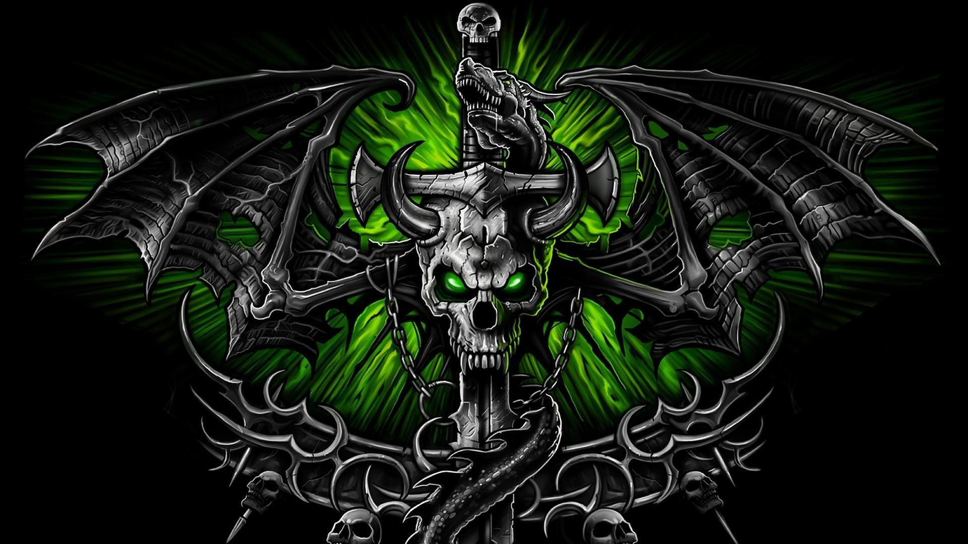 Dark Evil Skull Wallpapers