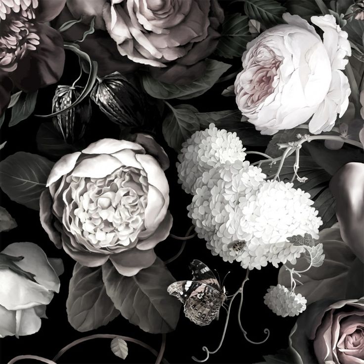 Dark Floral Wallpapers