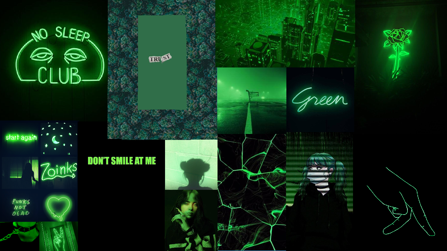 Dark Green Aesthetic Laptop Wallpapers