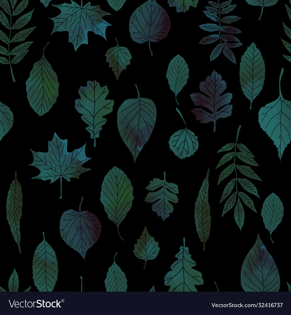 Dark Green Leaf Wallpapers