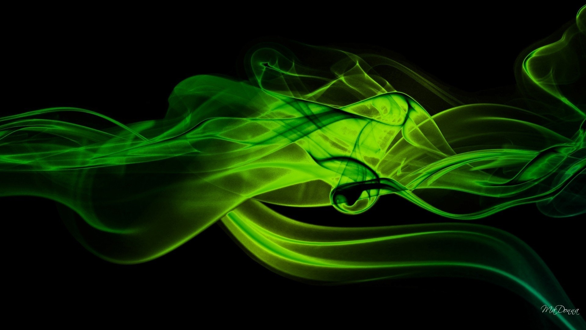 Dark Green Smoke Wallpapers