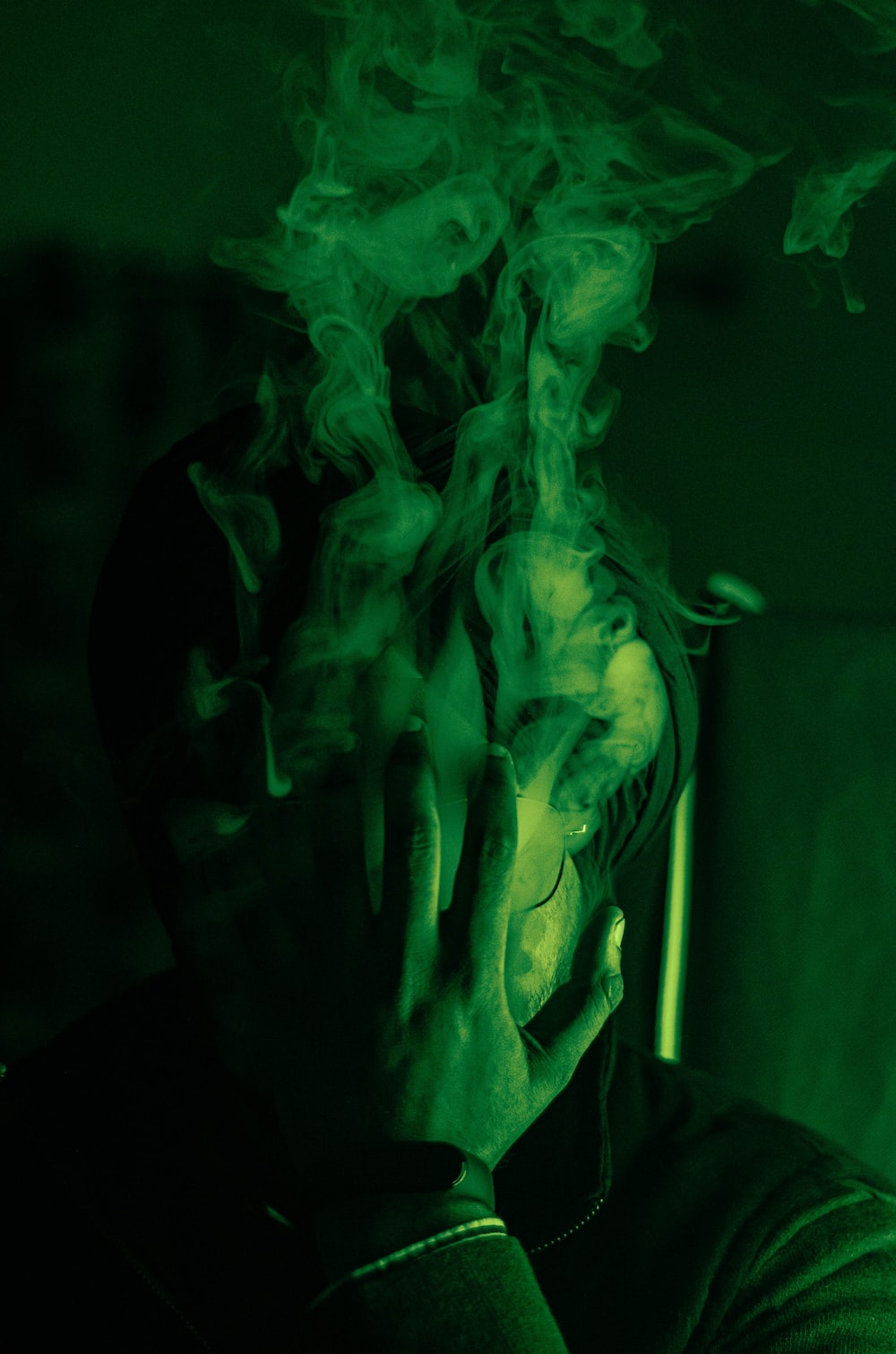 Dark Green Smoke Wallpapers