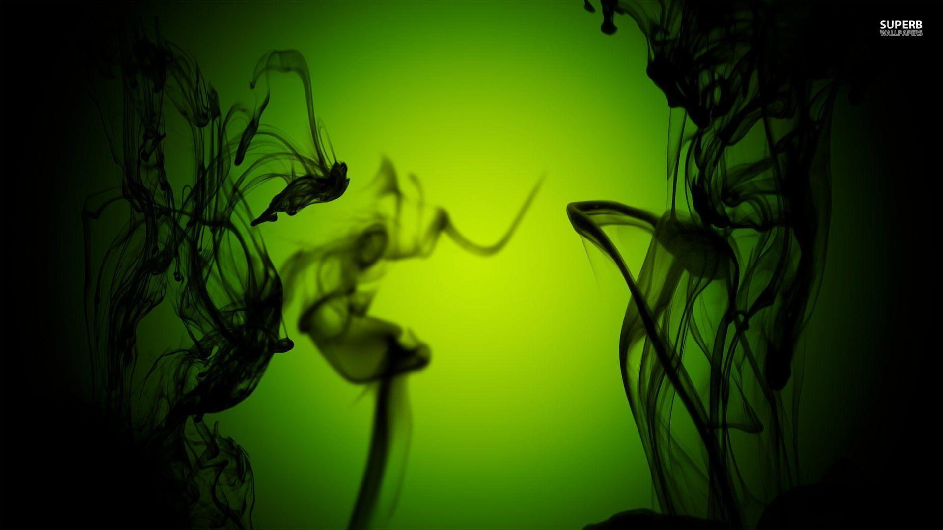 Dark Green Smoke Wallpapers