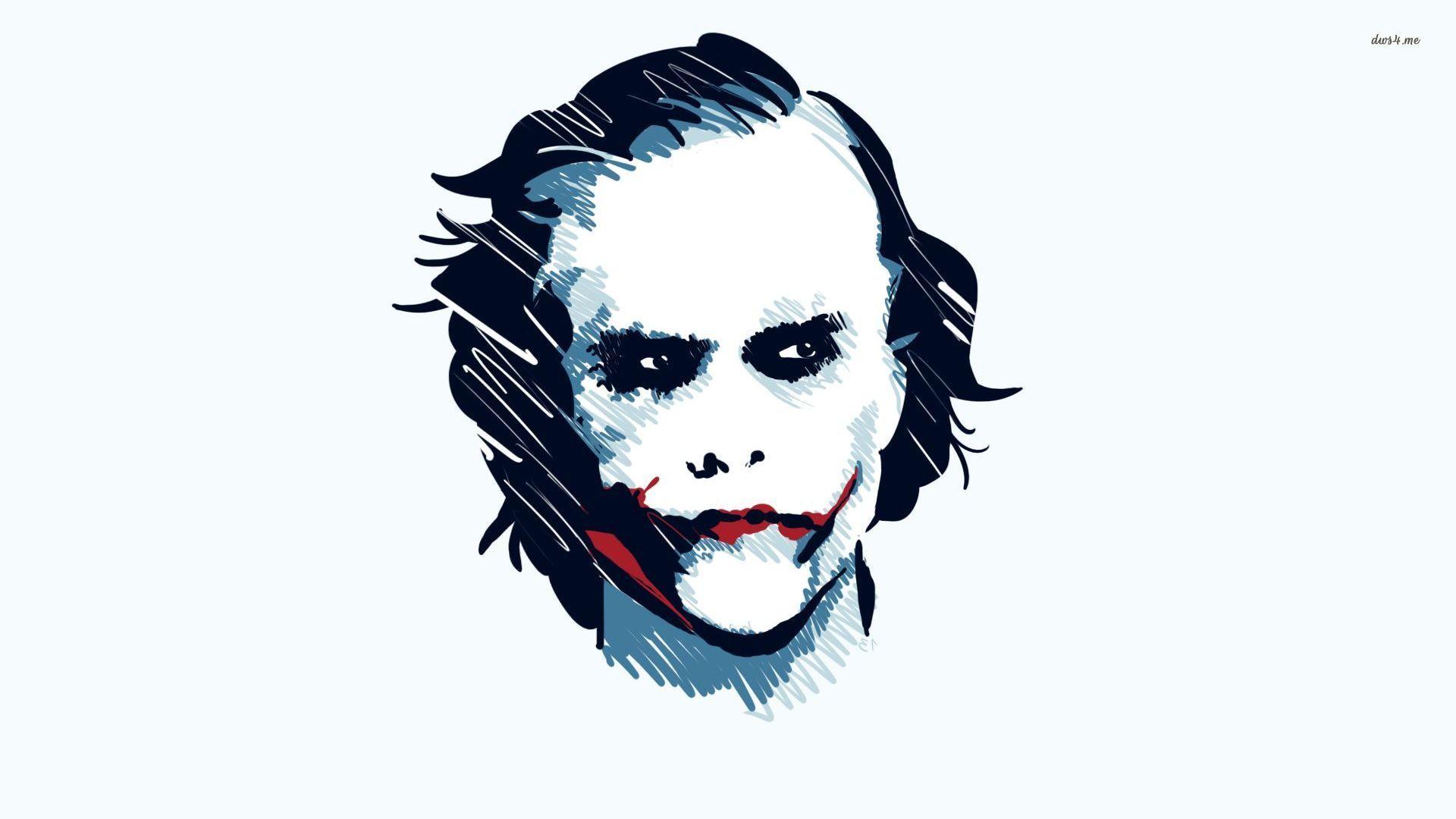 Dark Knight Joker Face Wallpapers