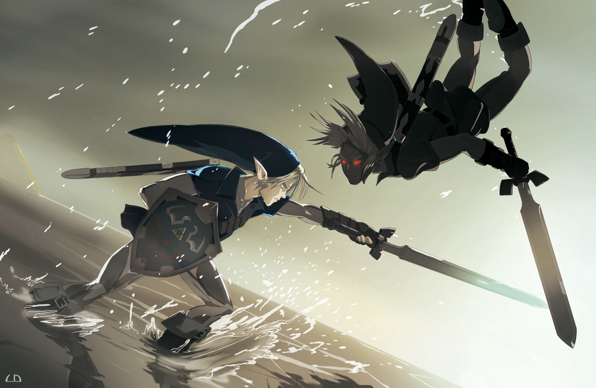 Dark Link Vs Link Hd Wallpapers