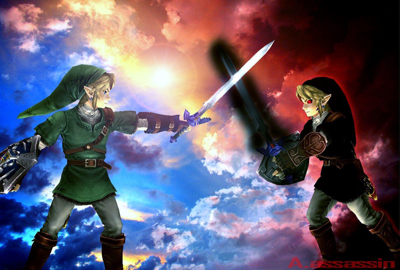 Dark Link Vs Link Hd Wallpapers