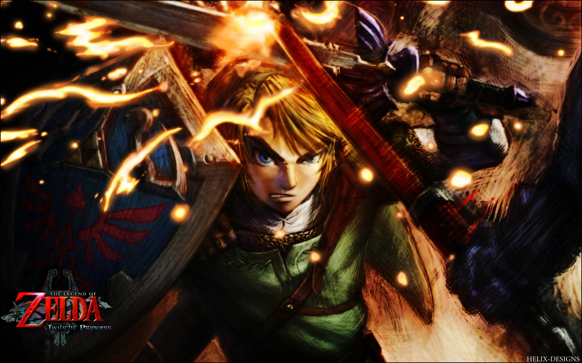 Dark Link Vs Link Hd Wallpapers