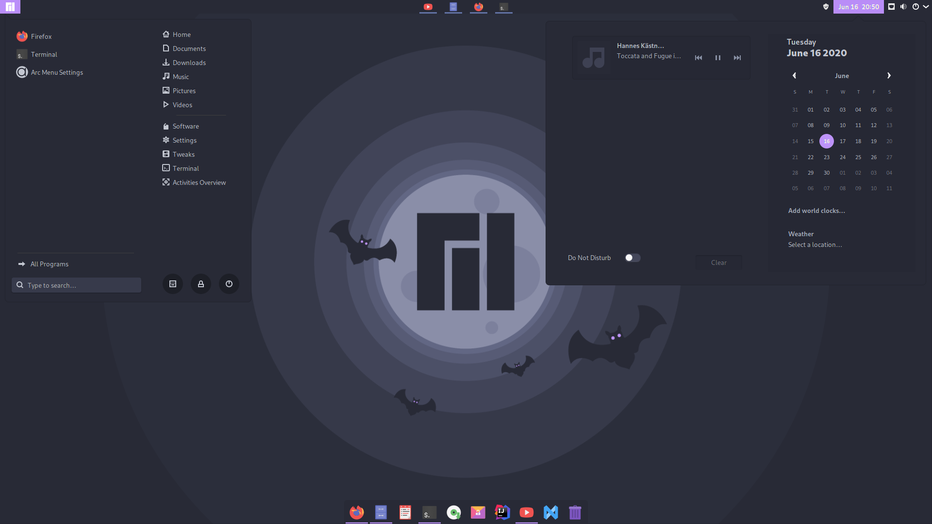 Dark Linux Wallpapers