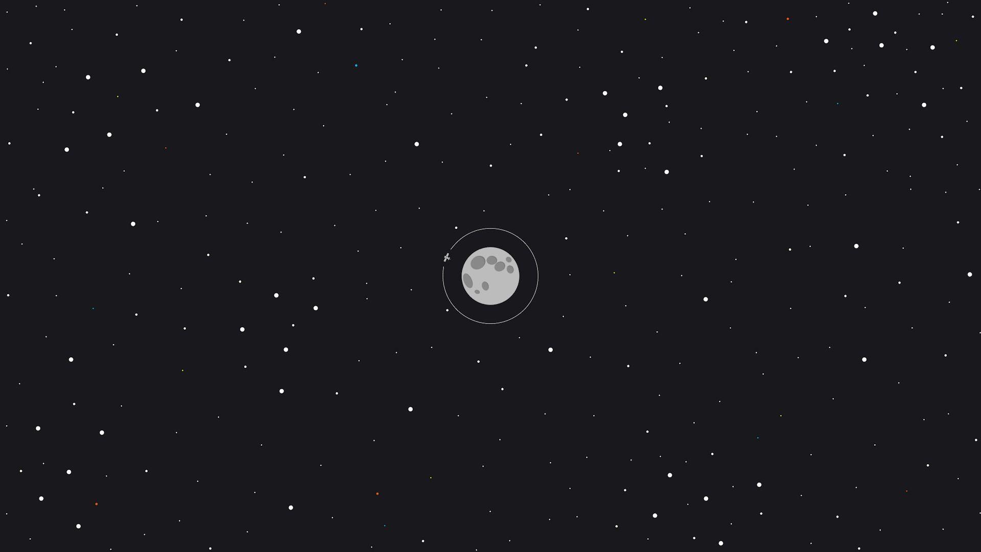 Dark Minimalist Space Wallpapers