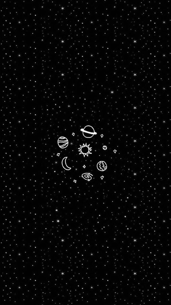 Dark Minimalist Space Wallpapers