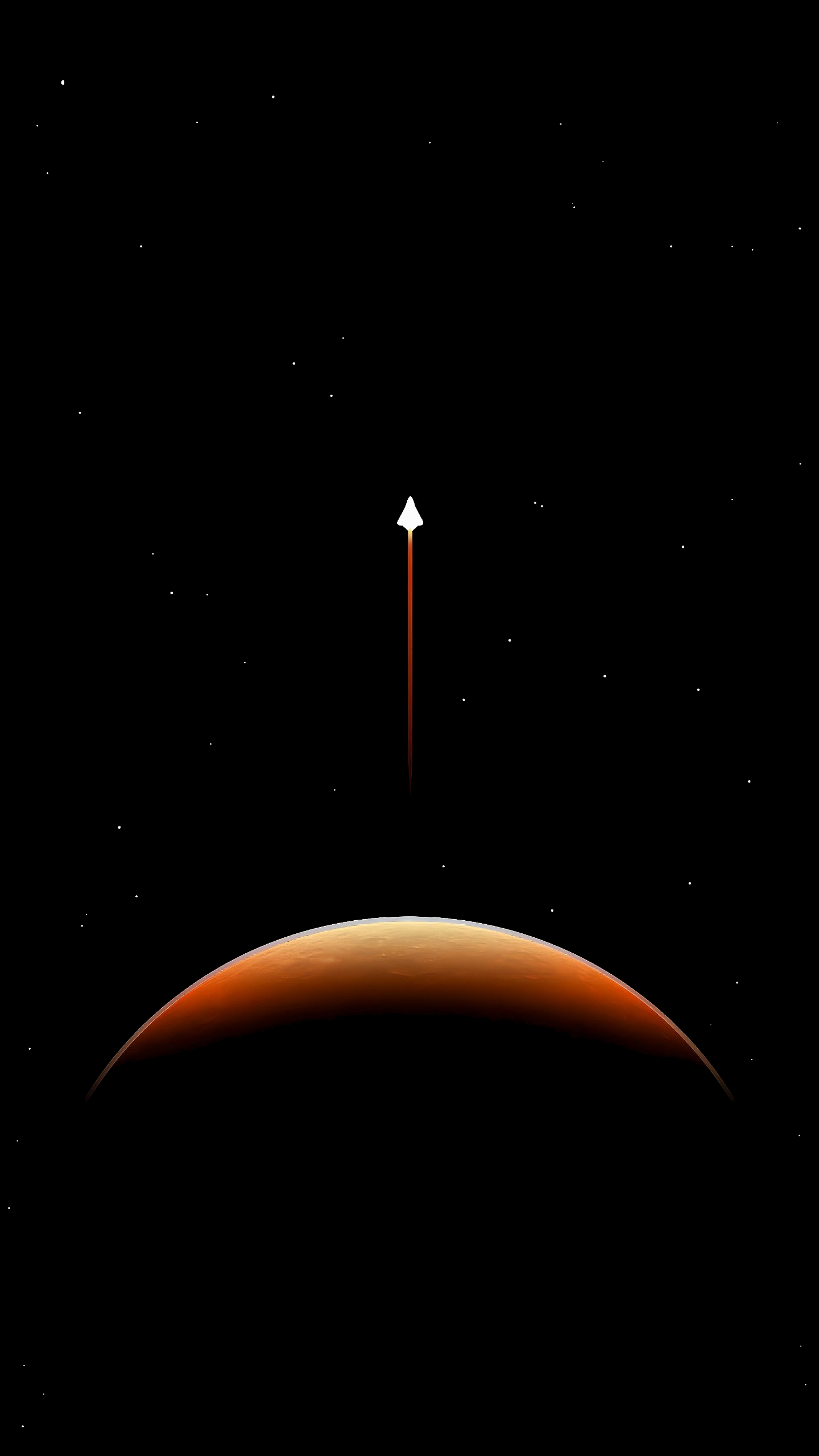 Dark Minimalist Space Wallpapers