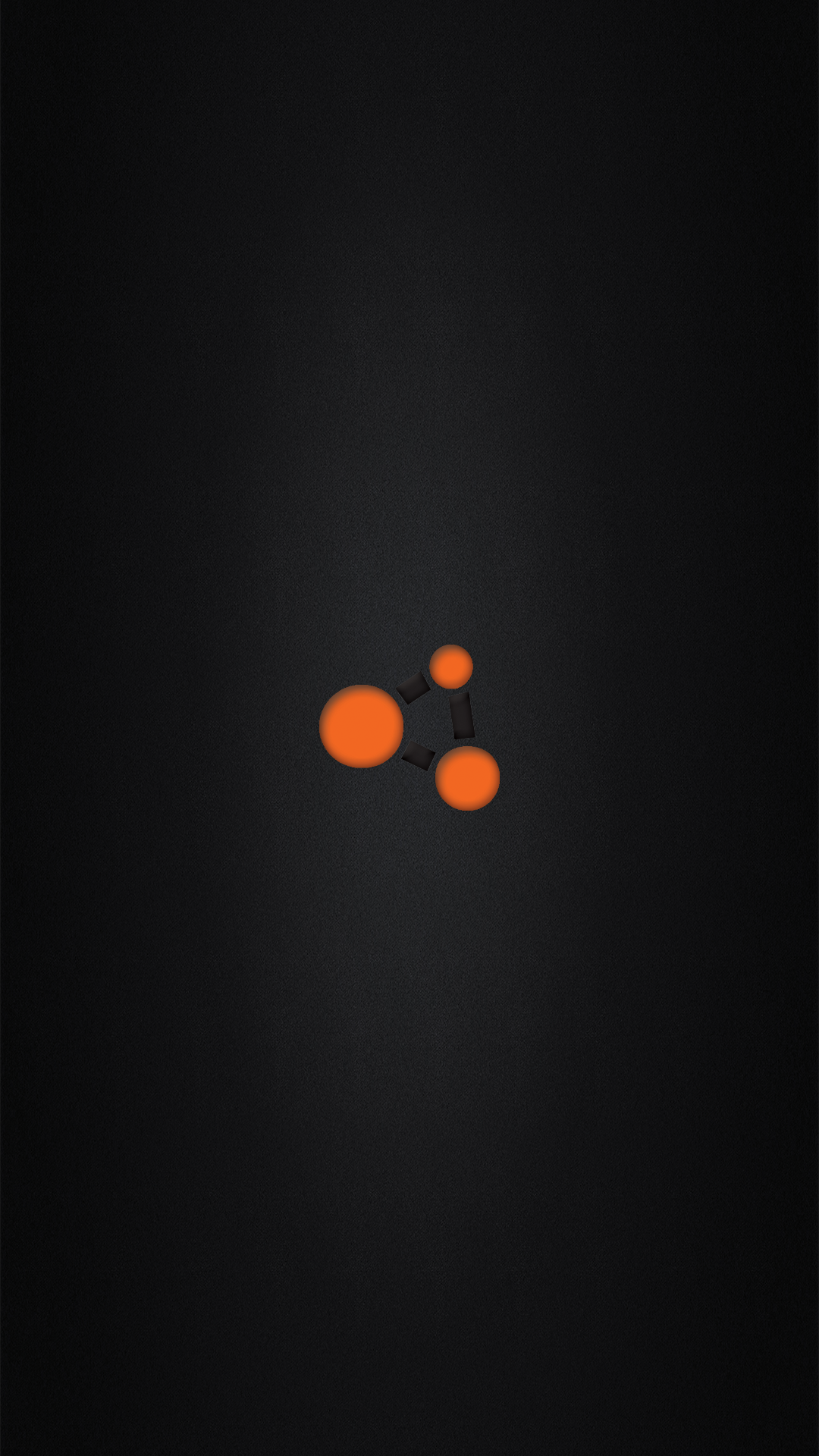 Dark Orange Minimalist Wallpapers