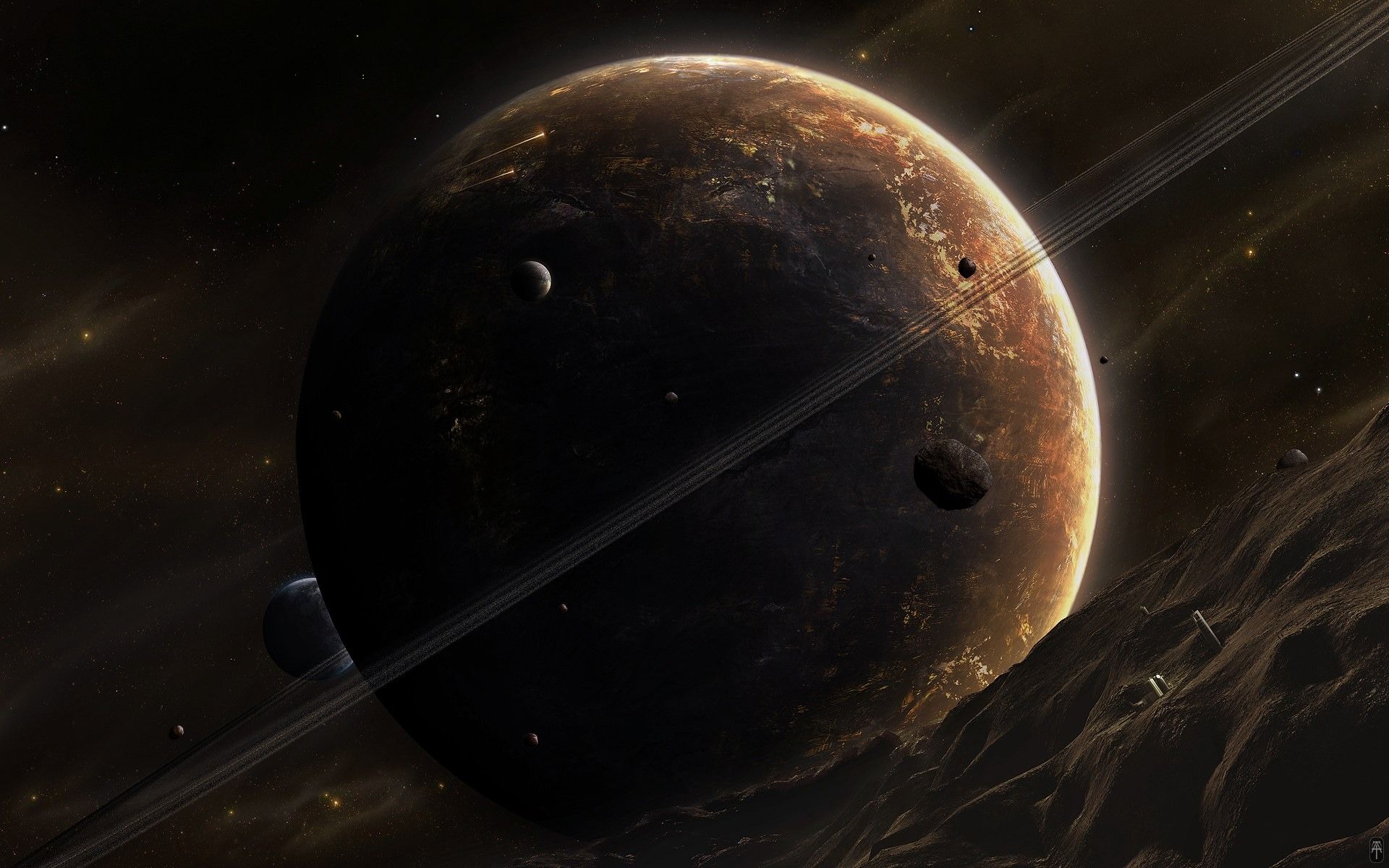 Dark Planet Wallpapers