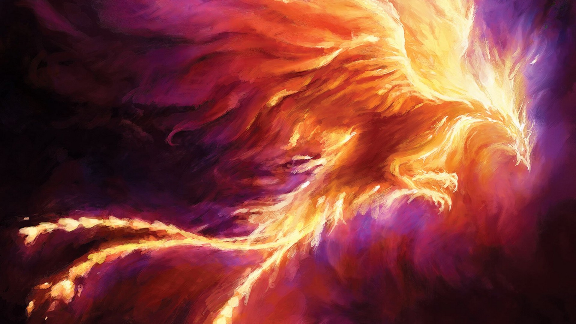 Dark Purple Phoenix Wallpapers