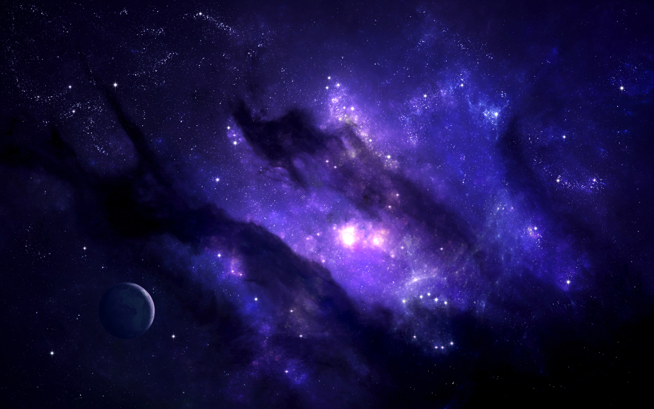 Dark Purple Space Wallpapers