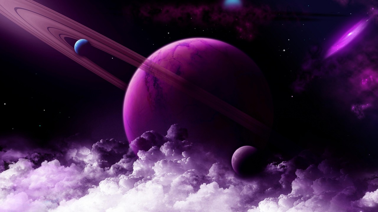 Dark Purple Space Wallpapers