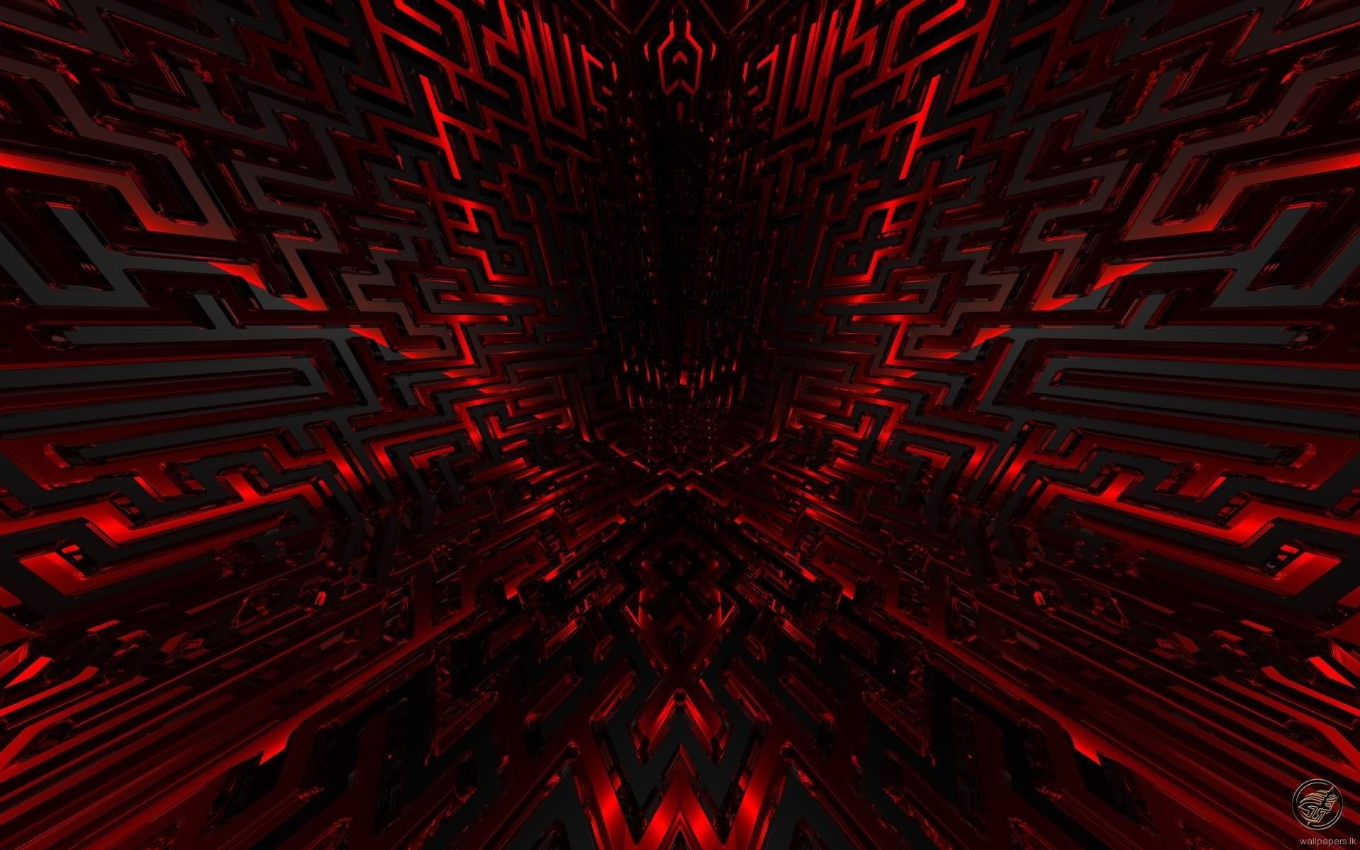 Dark Red 3D Wallpapers