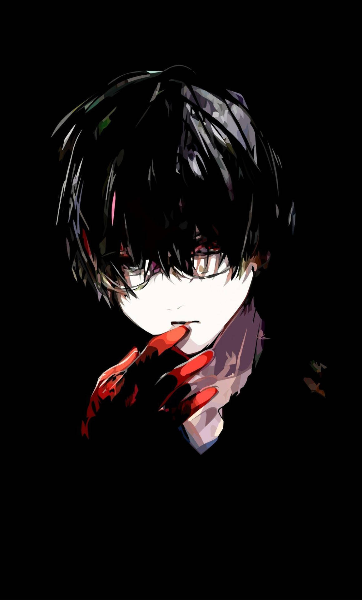 Dark Red Anime Boys Wallpapers