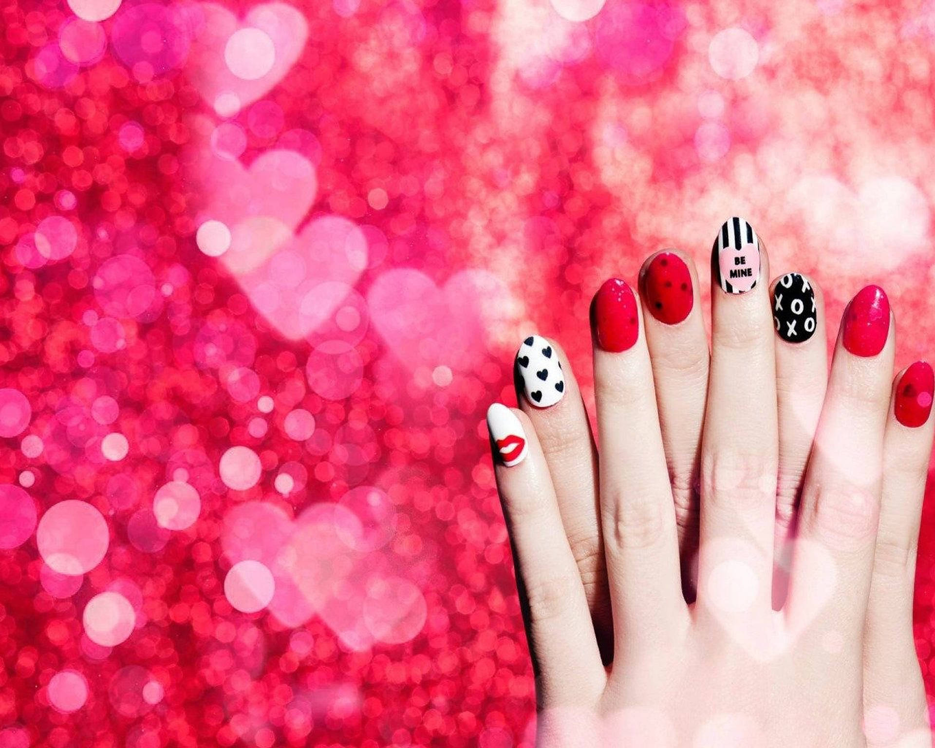 Dark Red Nail Polish Wallpapers