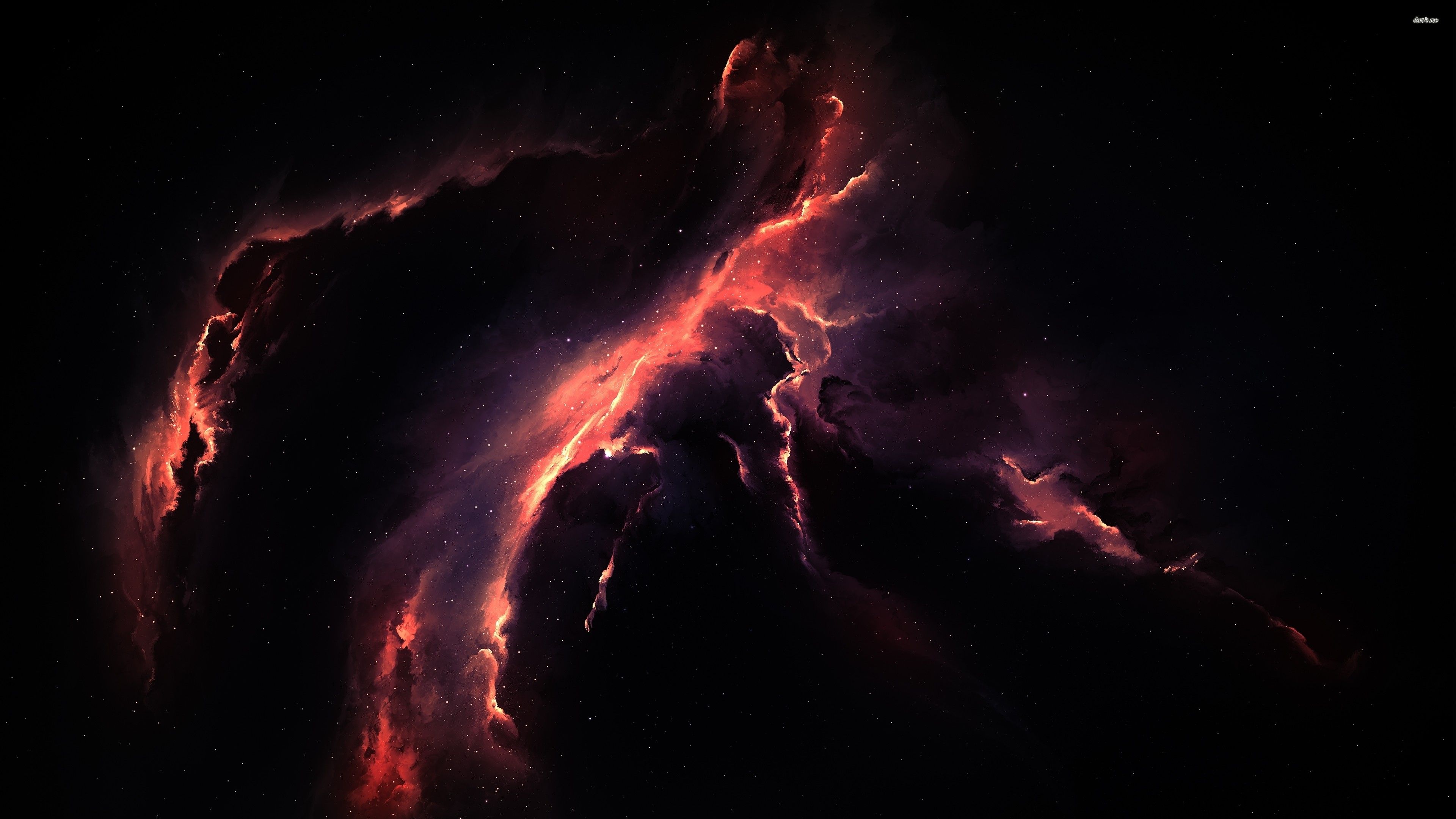 Dark Red Space Wallpapers